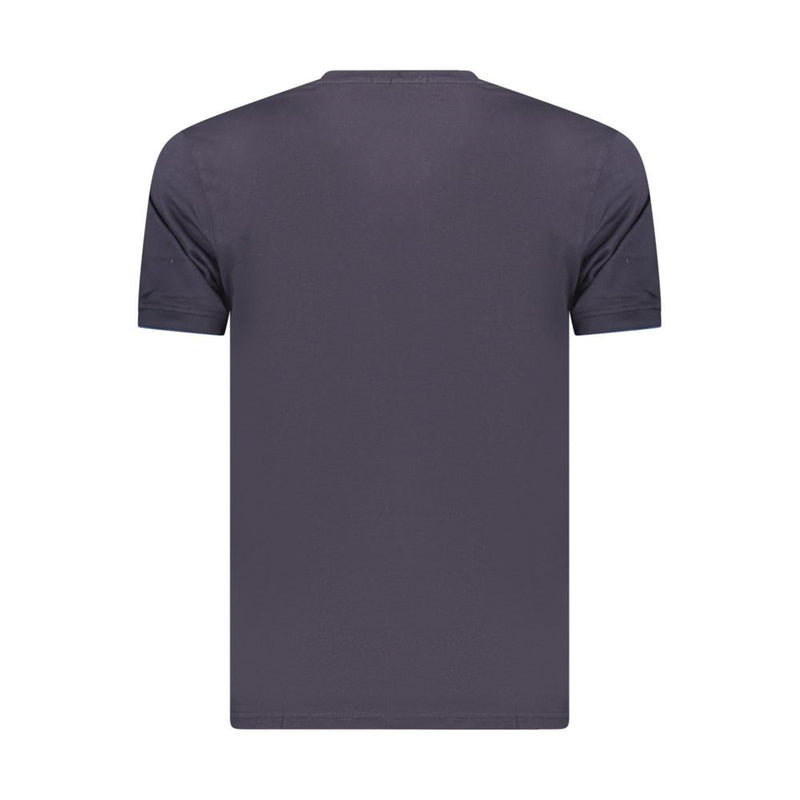 Coveri Moving Blue Cotton Men's T-Shirt - Stylish Comfort