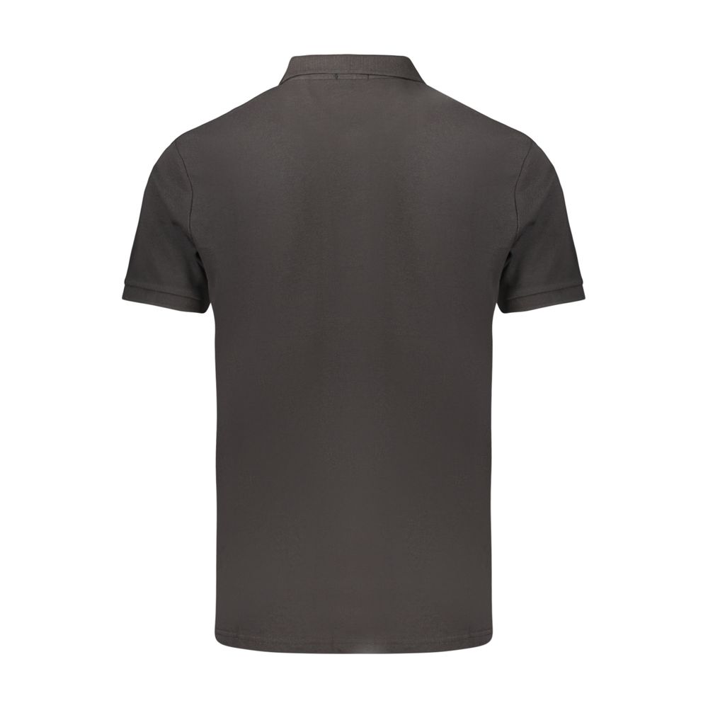 Polo Shirt en Coton Noir pour Homme - Coveri Moving