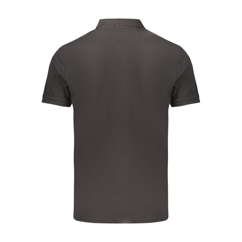 Polo Shirt en Coton Noir pour Homme - Coveri Moving