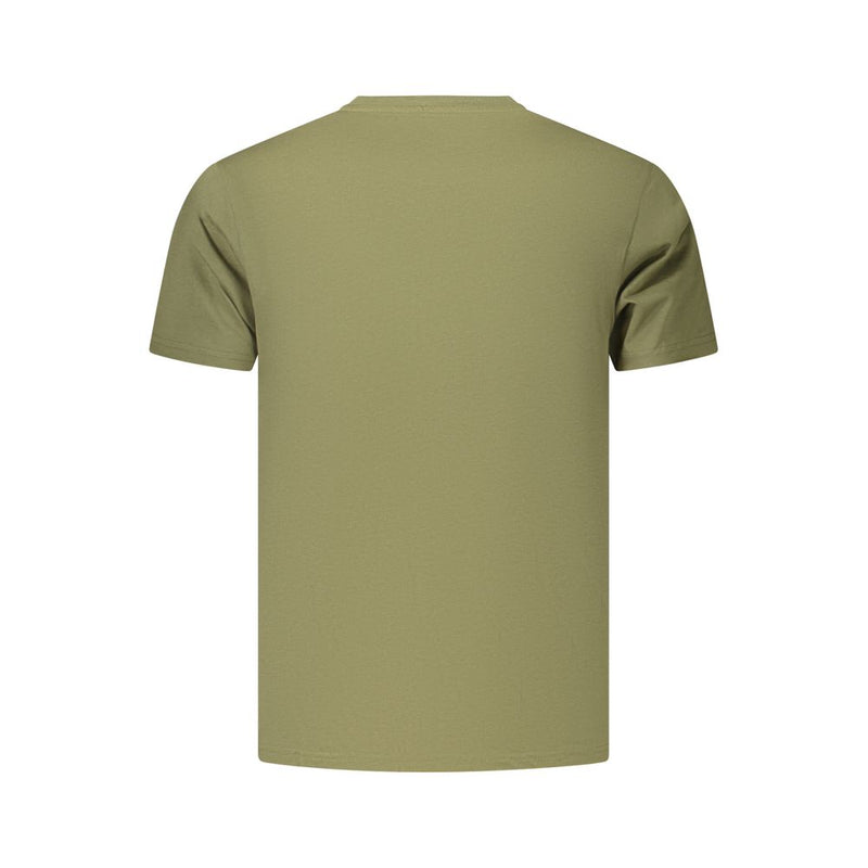 Coveri Moving Verde Cotton Men's T-Shirt - Stylish & Comfortable