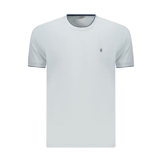 Coveri Moving Azzurro T-shirt en Coton pour Hommes
