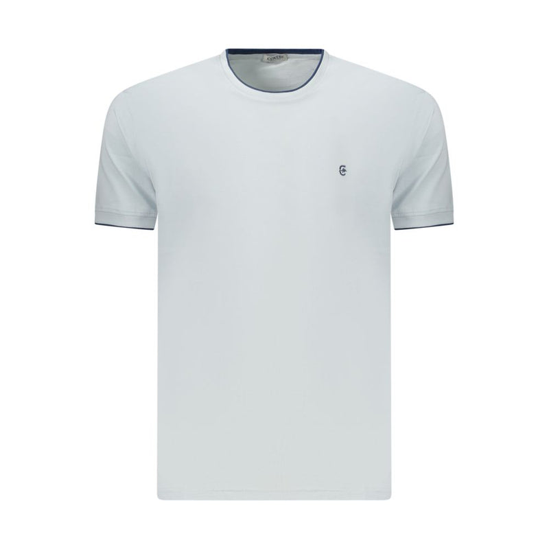 Coveri Moving Azzurro T-shirt en Coton pour Hommes