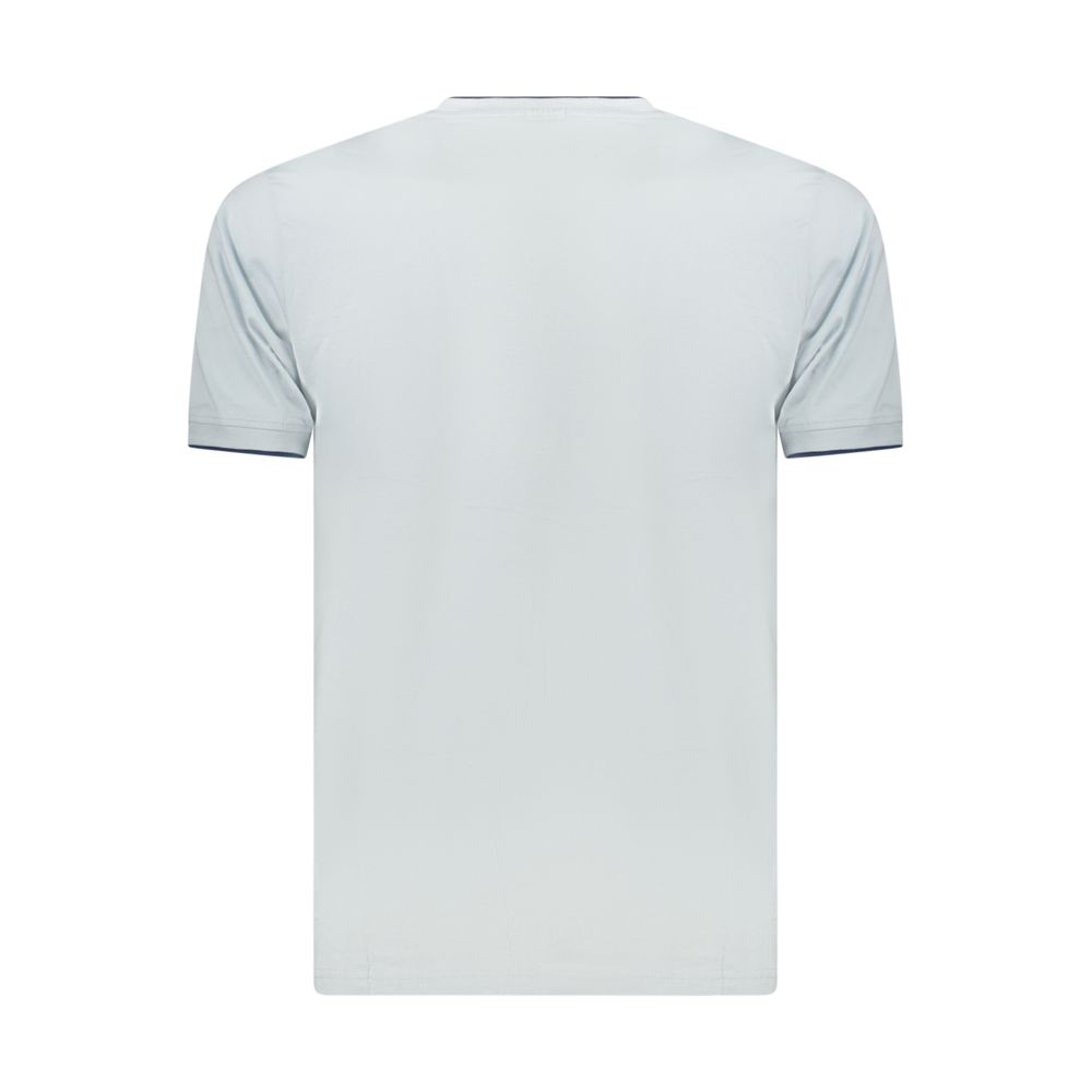 Coveri Moving Azzurro T-shirt en Coton pour Hommes
