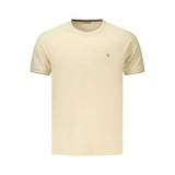 Coveri Moving Beige Cotton Men's T-Shirt