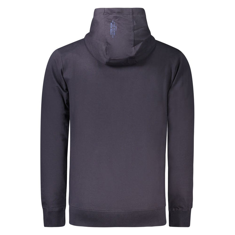 Sweatshirt en Coton Bleu Coveri Moving pour Homme