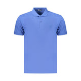 Polo Shirt en Coton Bleu pour Homme - Coveri Moving