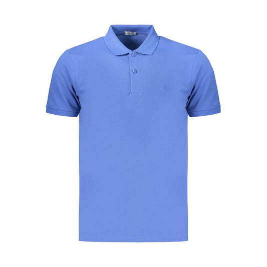 Polo Shirt en Coton Bleu pour Homme - Coveri Moving