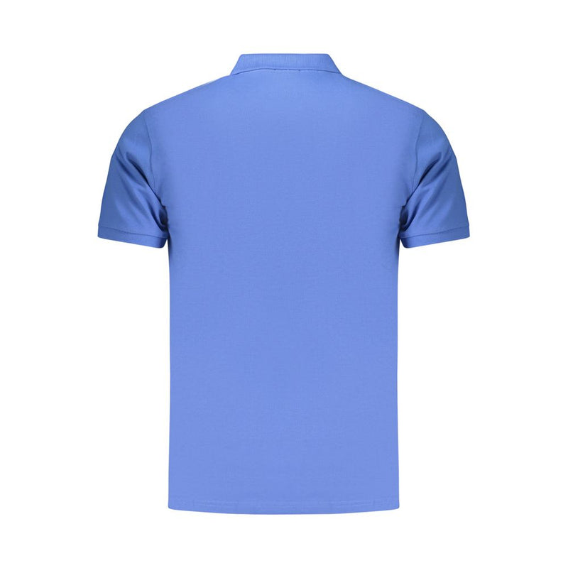 Polo Shirt en Coton Bleu pour Homme - Coveri Moving