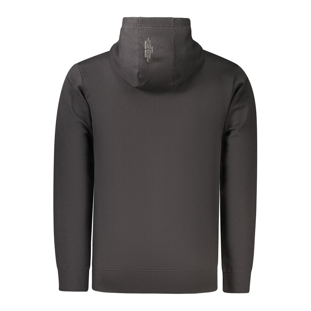 Coveri Moving Sweatshirt en Coton Noir pour Hommes