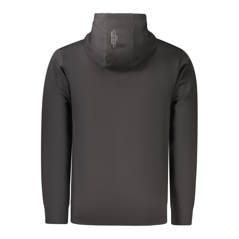Coveri Moving Sweatshirt en Coton Noir pour Hommes