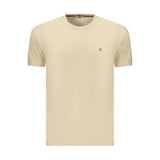 Coveri Moving Beige Cotton Men's T-Shirt - Comfort & Style