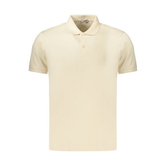 Polo Beige en Coton pour Hommes Coveri Moving