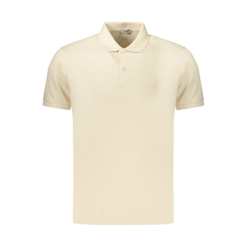 Polo Beige en Coton pour Hommes Coveri Moving