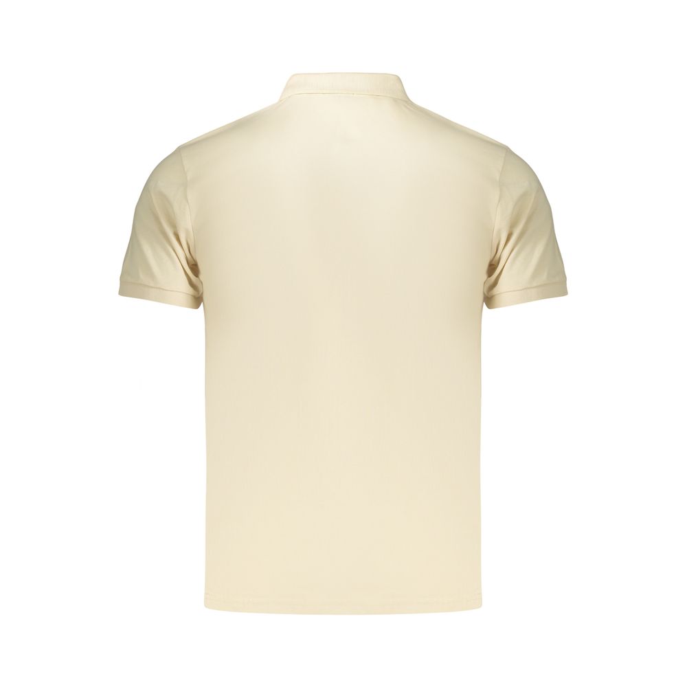 Polo Beige en Coton pour Hommes Coveri Moving