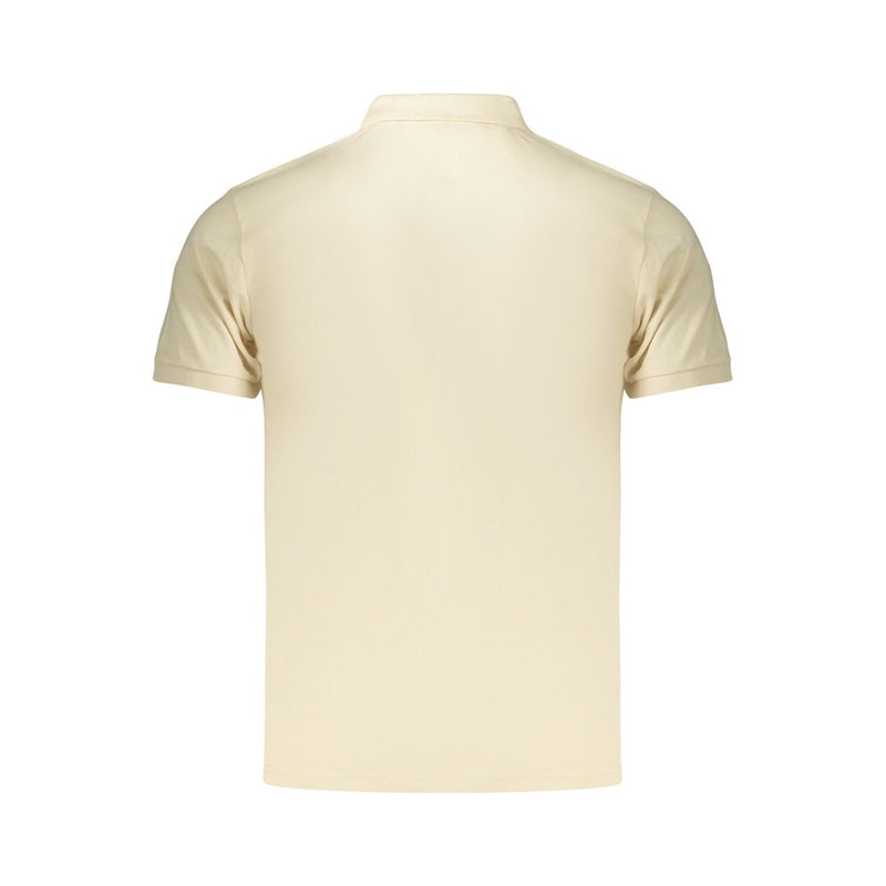 Polo Beige en Coton pour Hommes Coveri Moving