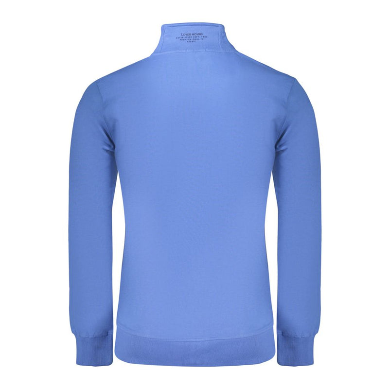 Sweatshirt en Coton Bleu Coveri Moving pour Hommes