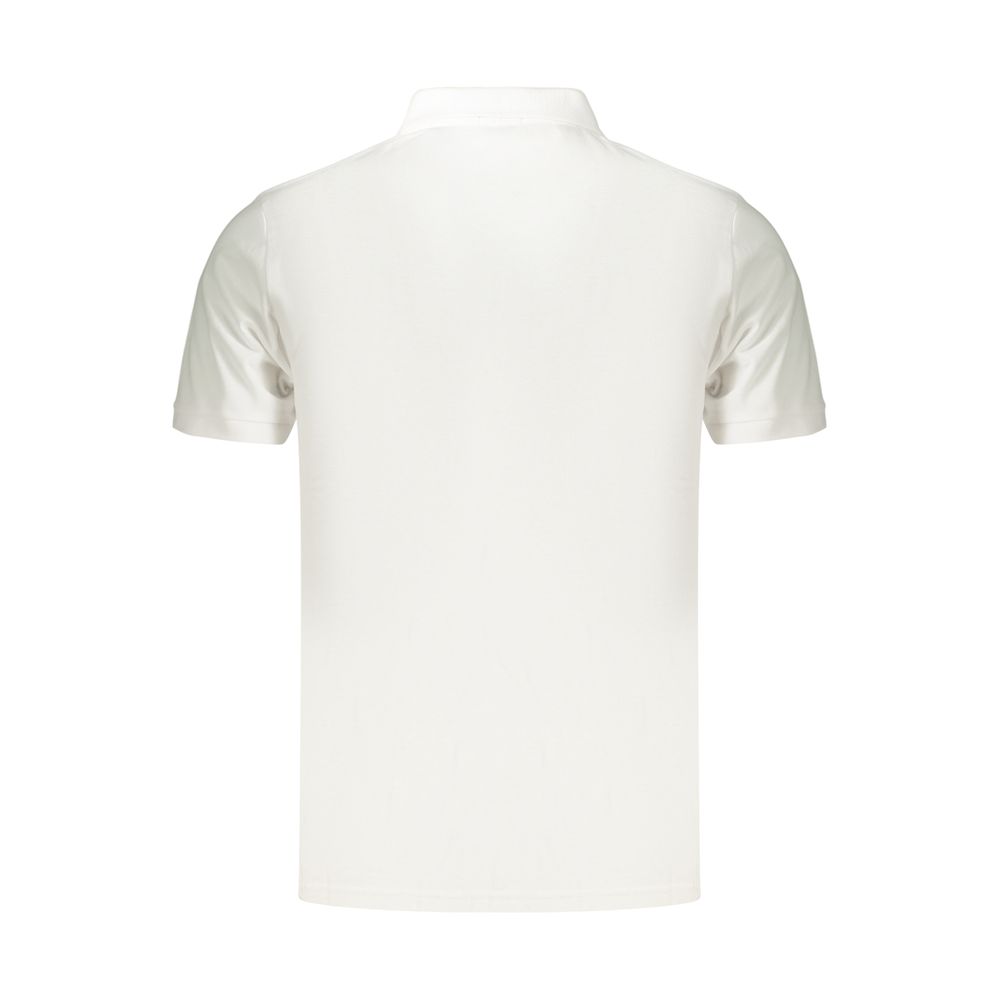 Coveri Moving Bianco Polo en Coton pour Homme