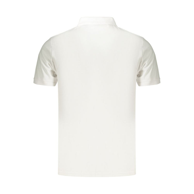 Coveri Moving Bianco Cotton Men's Polo - Stylish & Comfortable