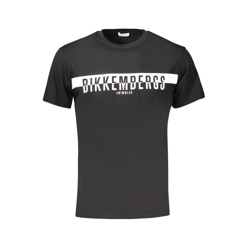 Bikkembergs Black Cotton Men's T-Shirt - Stylish & Comfortable
