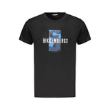 Bikkembergs Black Cotton Men T-Shirt - Bold Style Statement