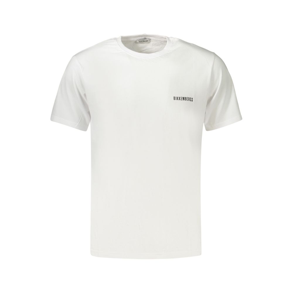 Bikkembergs Pupino White Cotton Men's T-Shirt