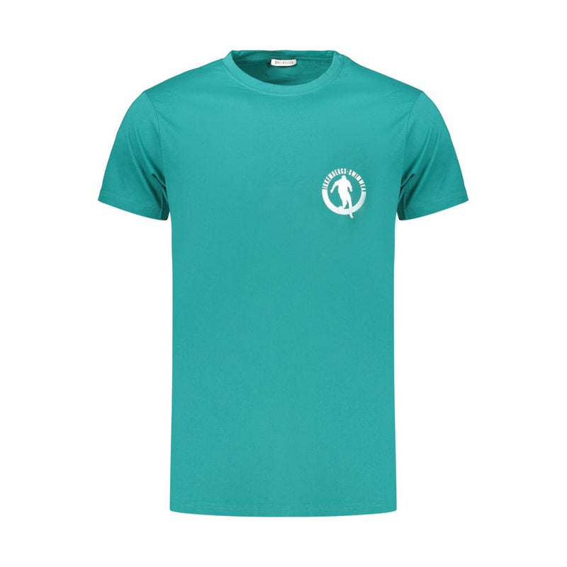 Bikkembergs PUPINO Green Cotton Men's T-Shirt