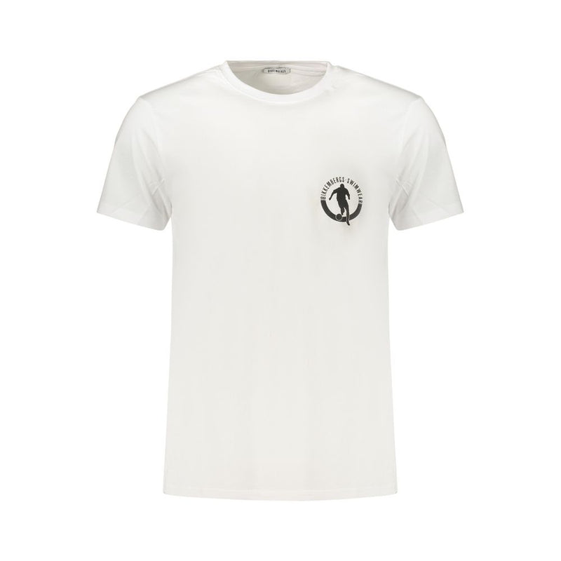 Bikkembergs White Cotton Men's T-Shirt