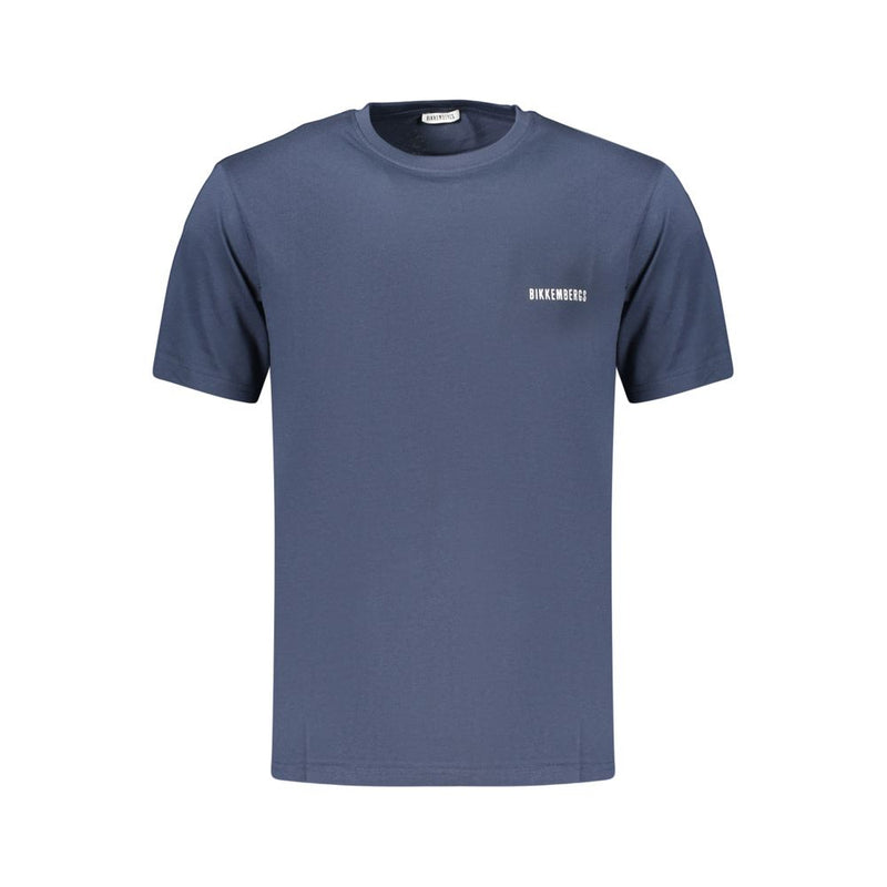 Bikkembergs PUPINO Blue Cotton Men's T-Shirt