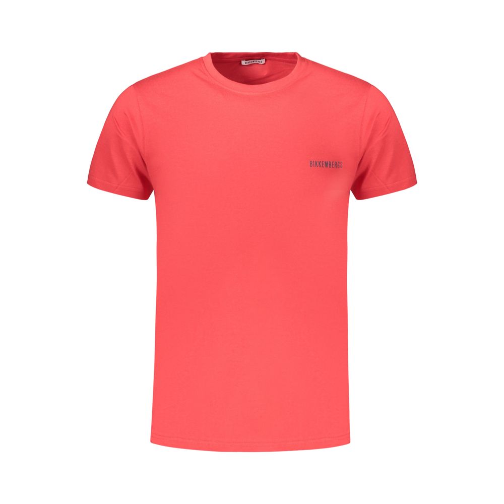 Bikkembergs Rosso T-Shirt en Coton pour Homme