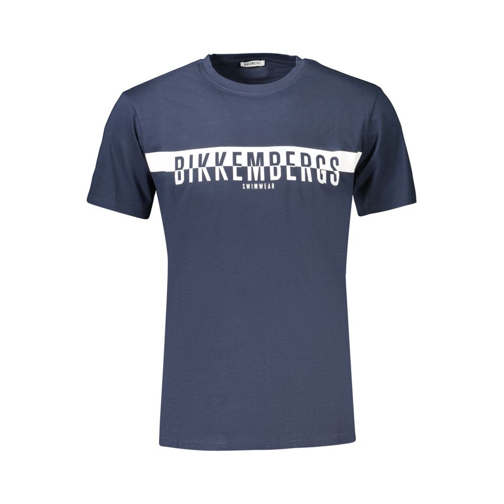 Bikkembergs Blue Cotton Men's T-Shirt - Stylish Comfort
