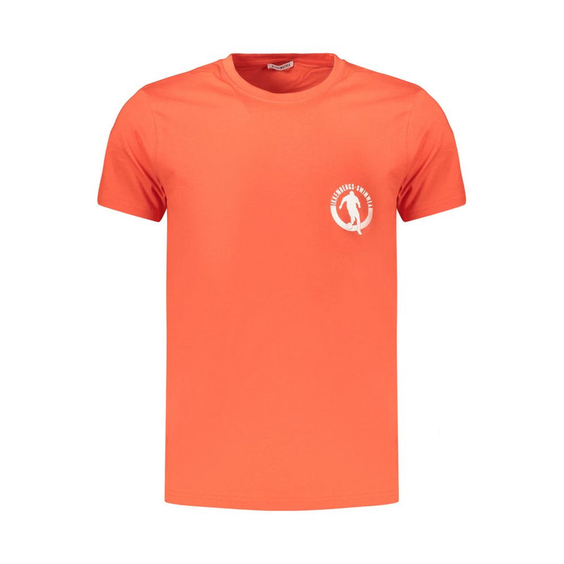 Bikkembergs Pupino Orange Cotton Men's T-Shirt