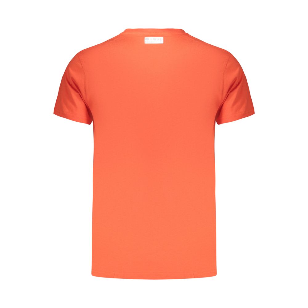 Bikkembergs Pupino Orange Cotton Men's T-Shirt
