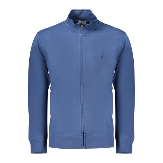 Coveri Moving Blue Cotton Men's Sweatshirt - Stylish Comfort