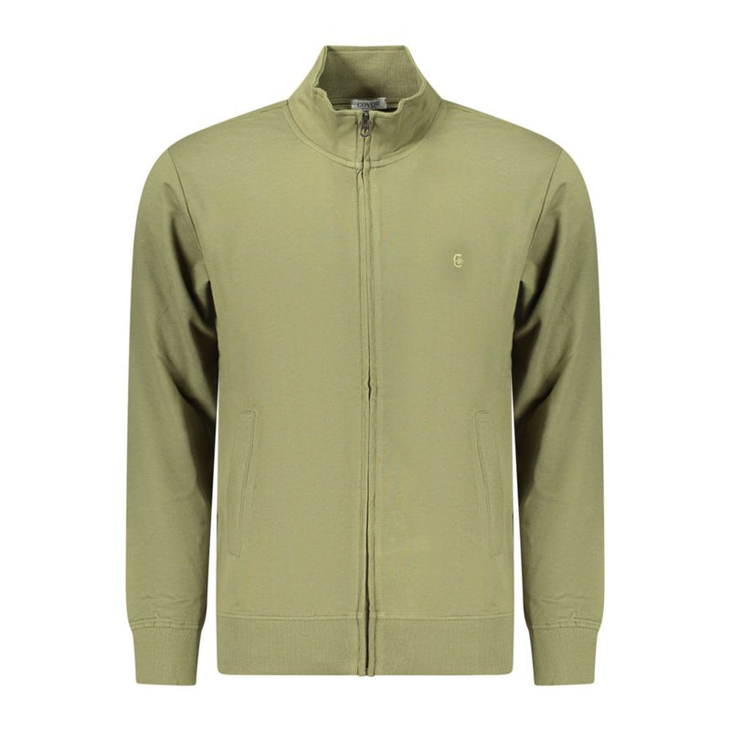 Sweatshirt en Coton Vert Coveri Moving pour Hommes