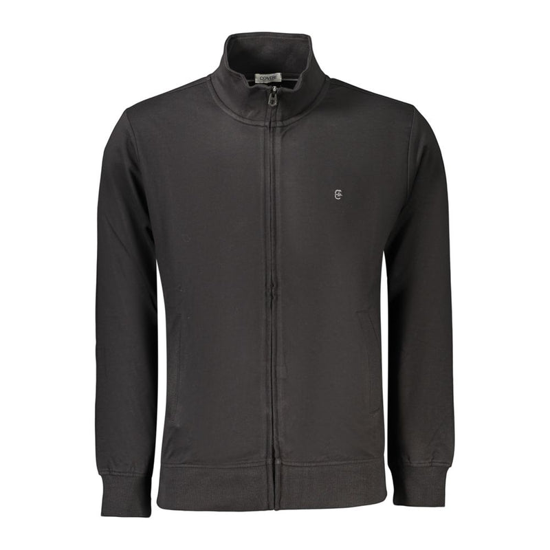 Sweatshirt en Coton Noir Coveri Moving pour Hommes