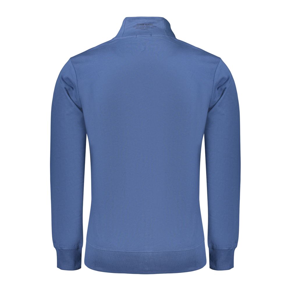 Coveri Moving Blue Cotton Men's Sweatshirt - Stylish Comfort