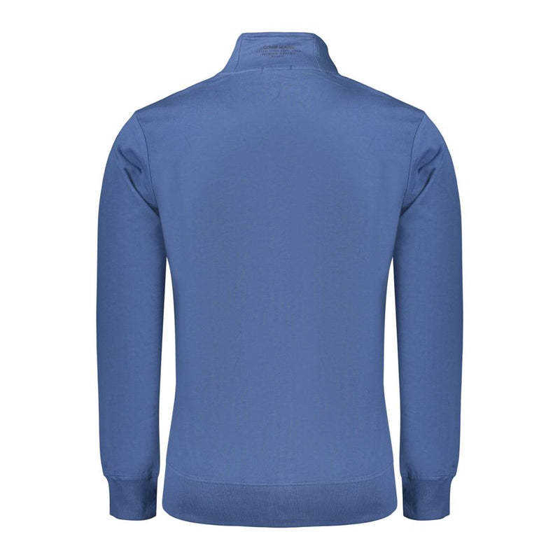 Coveri Moving Blue Cotton Men's Sweatshirt - Stylish Comfort