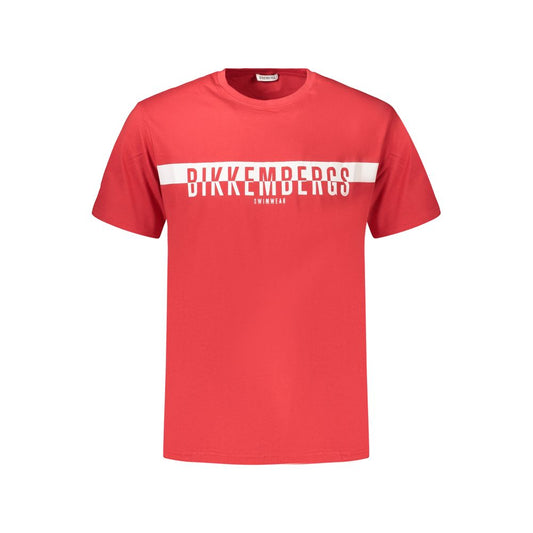 T-shirt en coton pour hommes Bikkembergs Bianco