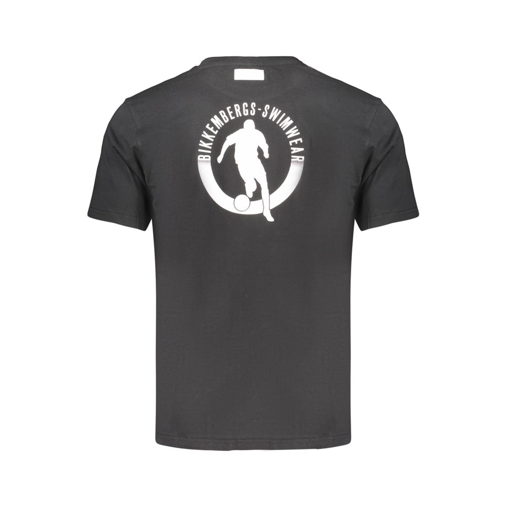 Bikkembergs Pupino Black Cotton Men's T-Shirt