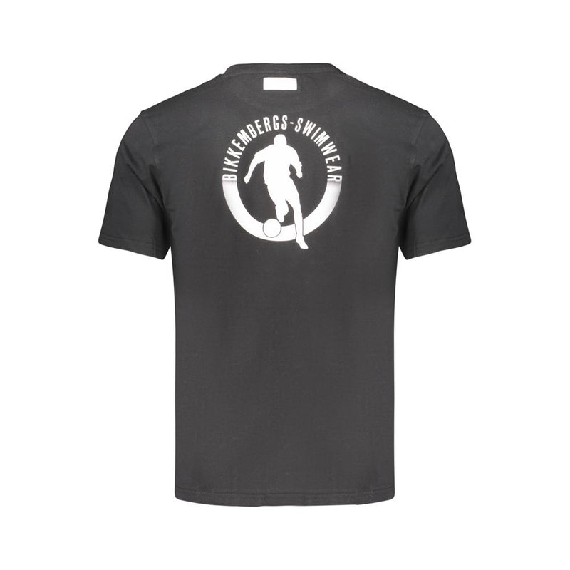 Bikkembergs Pupino Black Cotton Men's T-Shirt