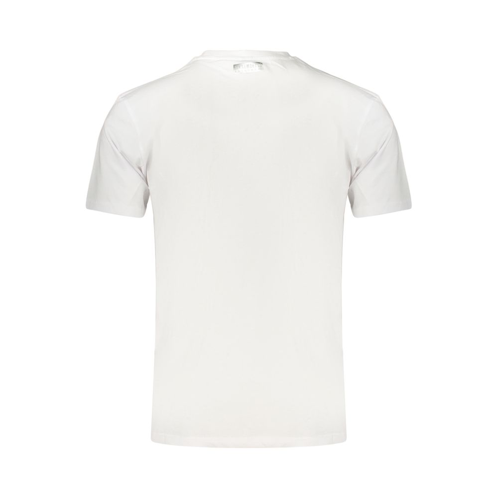 T-shirt en coton pour hommes Bikkembergs Bianco
