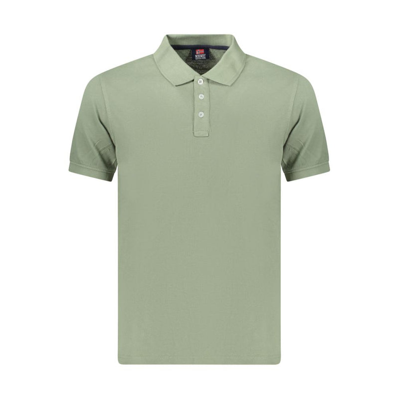 Norway 1963 Green Cotton Men's Polo Shirt
