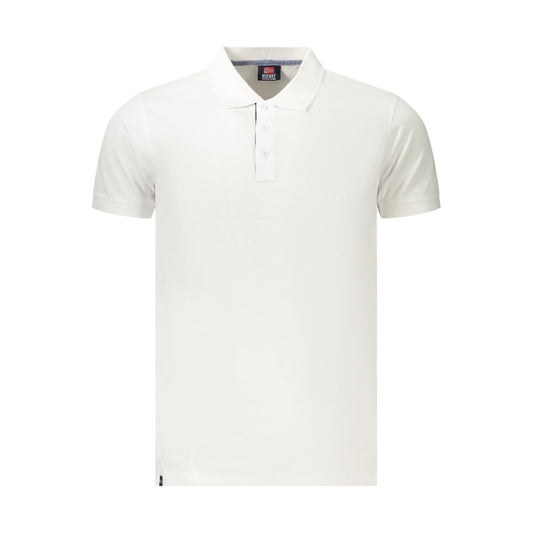 Norway 1963 White Cotton Men's Polo Shirt - Classic Style