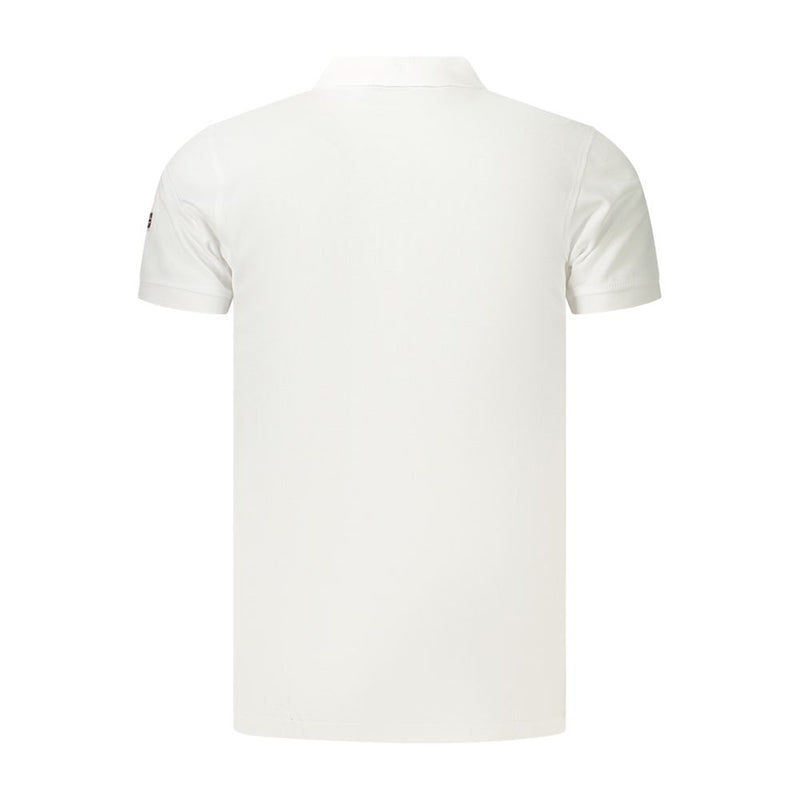 Norway 1963 White Cotton Men's Polo Shirt - Classic Style
