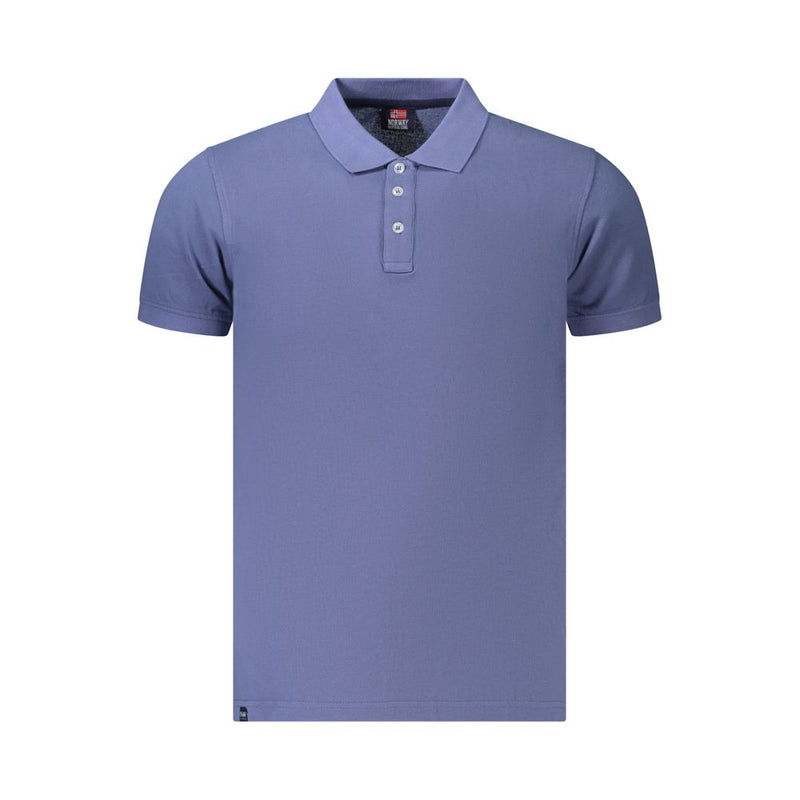 Norway 1963 Blue Cotton Mens Polo - Stylish & Comfortable