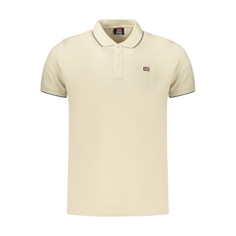 Polo Beige en Coton pour Homme - Norway 1963