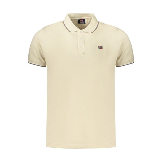 Polo Beige en Coton pour Homme - Norway 1963