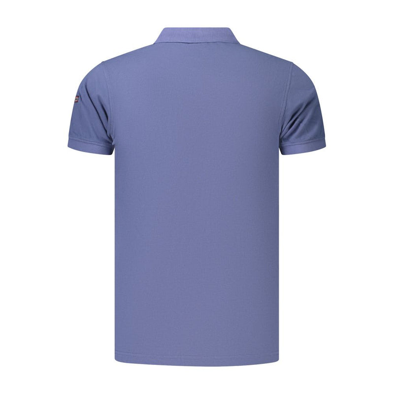 Norway 1963 Blue Cotton Mens Polo - Stylish & Comfortable
