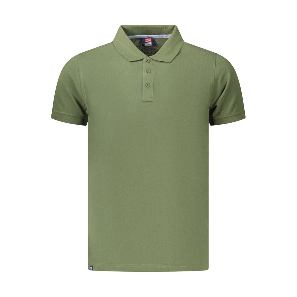 Norway 1963 Polo Vert en Coton pour Homme