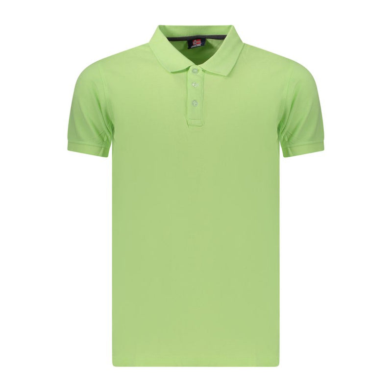 Norway 1963 Green Cotton Polo Shirt for Men